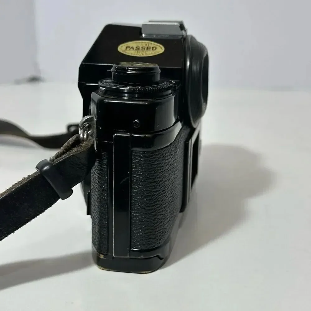 Vintage Canon A-1 Black 35 mm SLR with Strap/ Body Only
